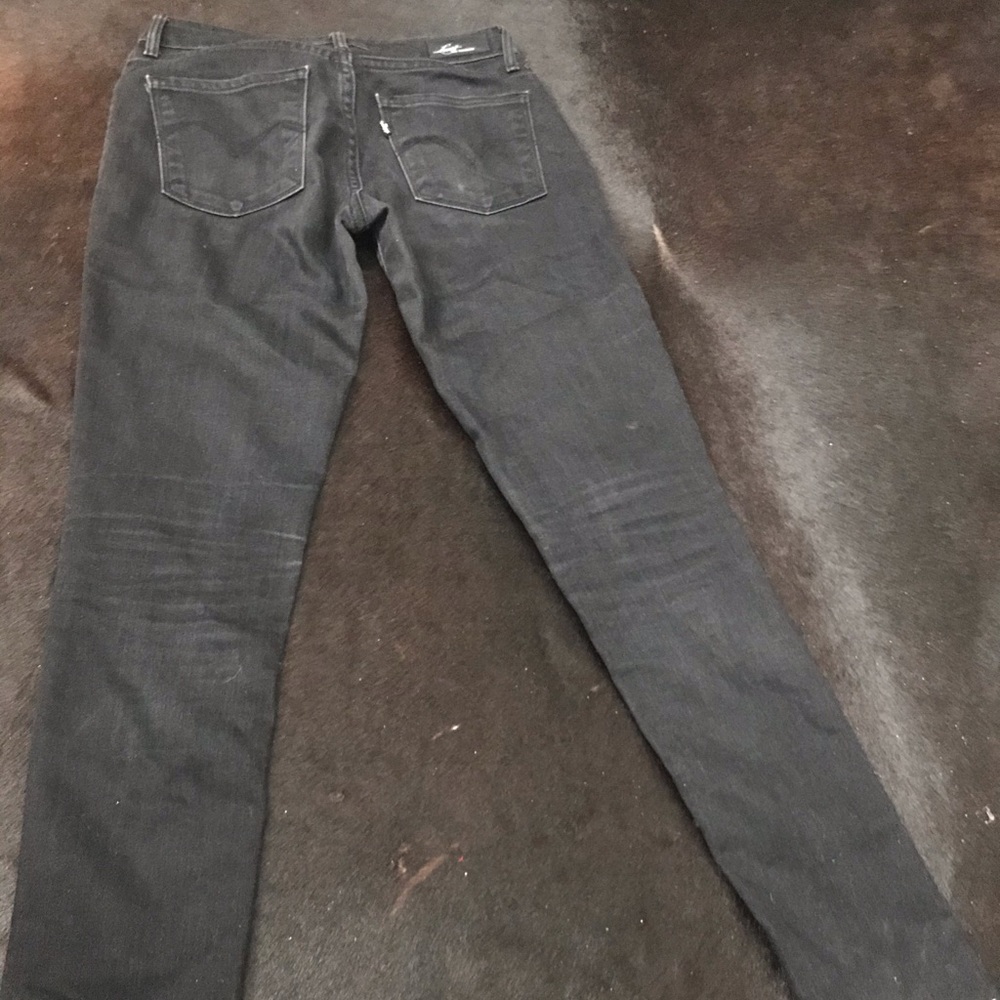 Levi’s Black Denim Long Skinny Jeans